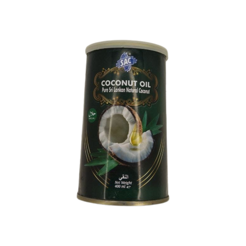 SAC Coconut Oil, 100% təbii kakos yağı ilə saçları qidalandıran və dərini nəmləndirən təbii yağ.