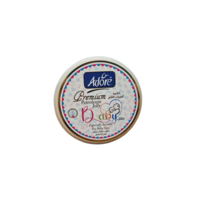 Adore Premium Baby Petroleum Jelly - körpə dərisi üçün qoruyucu və nəmləndirici vazelin, qıcıqlanmaya qarşı təsirli uşaq məhsulu